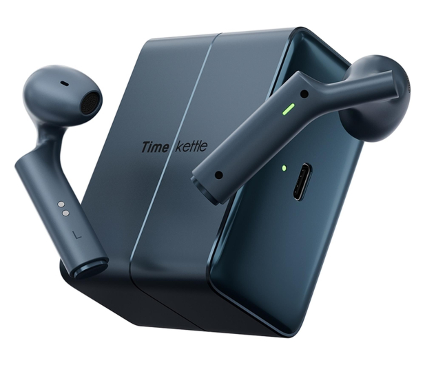 TimeKettle Słuchawki tłumaczące W4 Plus niebieskie - 1600773 - zdjęcie